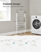 SONGMICS Clothes Drying Rack, Foldable Space-Saving Laundry Drying Rack - Image 4