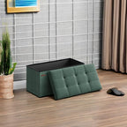 SONGMICS 30 Inches Folding Storage Ottoman Bench, Load 660 lb - Image 6