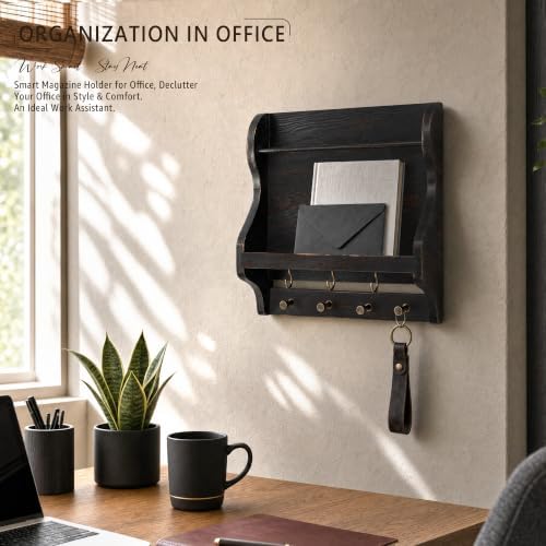 Mail Organizer Wall Mount: Magazine Holder - Image 3