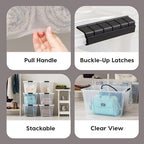 IRIS USA 6-Pack 54 Quart Storage Bins - Image 6