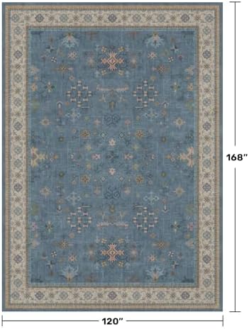 Hazo Haus Blue Big Rugs for Living Room - Image 2
