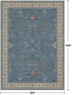 Hazo Haus Blue Big Rugs for Living Room - Image 2