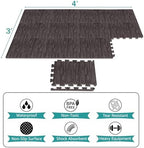 Sorbus Wood Grain Foam Floor Tiles - Image 3