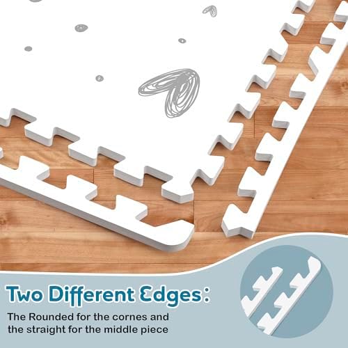 PIGLOG XL Baby Play Mat-72”x 48” Puzzle Play Mat, - Image 5