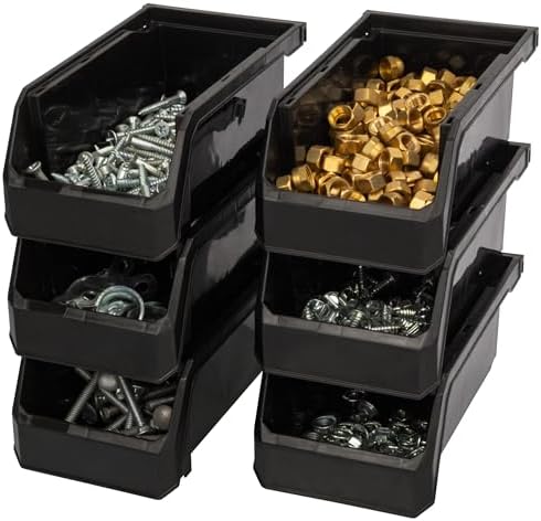ReadySpace Small Stackable Plastic Storage Bins - Image 4