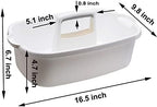 Cleaning Supplies Caddy, Large Plastic Shower Caddy Basket - Image 2