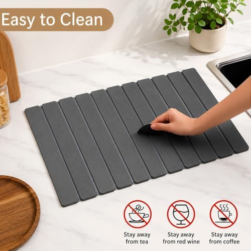 Extra Large Stone Dish Drying Mat - Image 6
