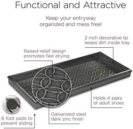 Good Directions Medium Boot Tray, Double Circles Multi-Purpose All Weather - Image 2