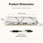 White Marble Pedestal Tray, 13.8-Inch Organizer - Image 5