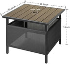 LZRS Adirondack Square Outdoor Side Table - Image 3