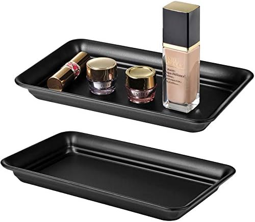SheeChung Metal Vanity Tray, Bathroom Counter Storage Tray by SheeChung
