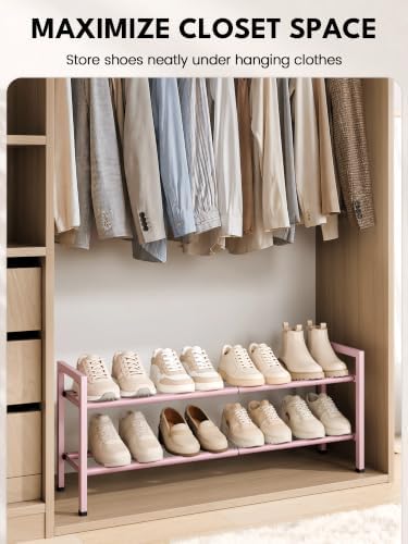 Bumusty 2 Tier Expandable Shoe Rack - Image 4