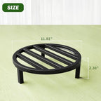 Large Plant Stand, 3 Pack 12 Inch Metal Pot Risers - Image 2