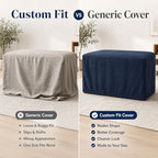 Custom Size Indoor Dust Cover, Cotton Linen Fabric Made to Measure Protector - Image 4
