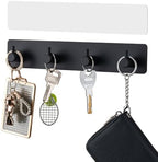 Key Holder with 4 Hooks, Adhesive Key Hanger Organizer by Unknown