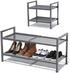 Expandable Shoe Rack for Closet, Shoe Storage by Unknown