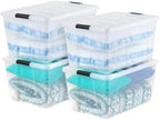 IRIS USA 4-Pack 94 Quart Storage Bins by IRISUSA