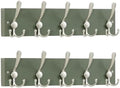 SKOLOO Creations Forest Green Solid Wood Wall Mounted Coat Rack, 5 Hooks by SKOLOO