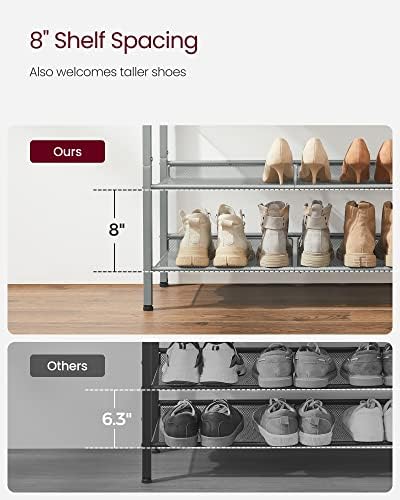 VASAGLE 5-Tier Shoe Rack, Adjustable, Freestanding - Image 6