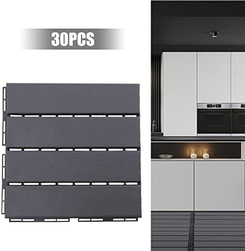 Plastic Interlocking Deck Tiles, Waterproof Outdoor Flooring All Weather Use - Image 5