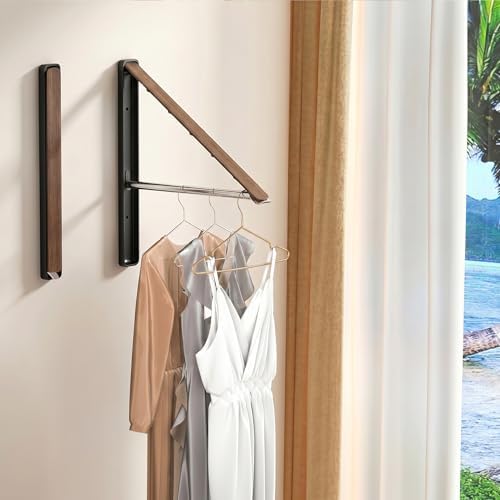 Dr.DJ Clothes Drying Rack Wall Mounted, Retractable & Foldable Clothes Hanger - Image 4