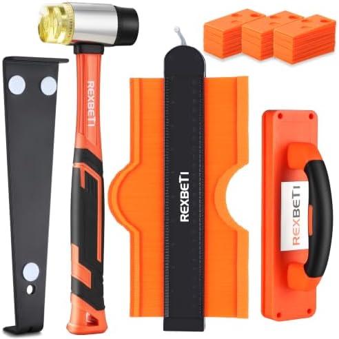 REXBETI Laminate Wood Flooring Installation Kit, LVP/Vinyl Flooring Tools by REXBETI