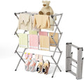 BAKON Space Saving Foldable Clothes Drying Rack, Extendable Rustproof Laundry by BAKON