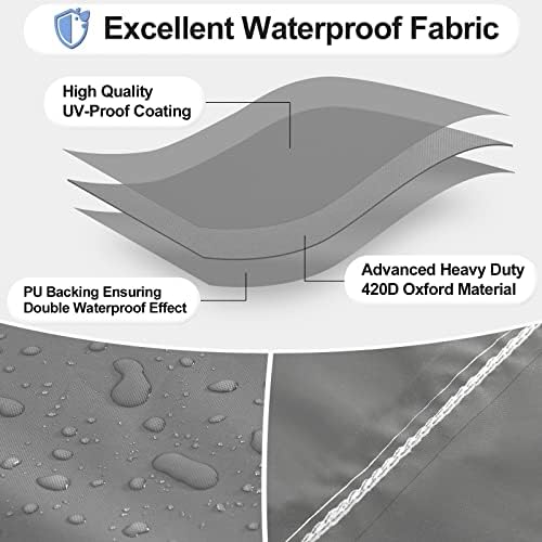 OutdoorLines Waterproof Patio Table Furniture Covers - Image 3