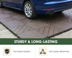 36 PCS Plastic Interlocking Deck Patio Tiles - Image 4