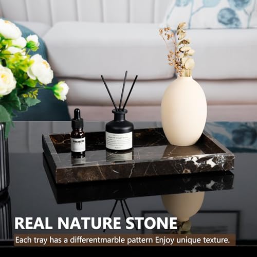 Real Natural Marble Tray for Bathroom, Kitchen Counter & Desktop - Image 4