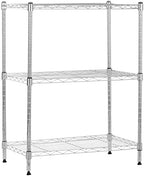 Amazon Basics 3-Shelf Adjustable Heavy Duty Steel Wire Shelving Rack by AmazonBasics