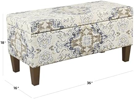 HomePop 36" Storage Ottoman Bench - Image 3