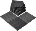 VEVOR 10 sq. ft Plastic Interlocking Deck Tiles, 10 Pack, Patio Floor Decking by VEVOR
