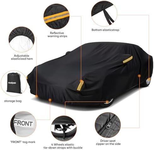 NEVERLAND Car Cover Waterproof All Weather - Image 2