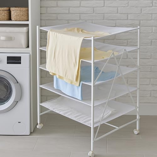 Honey-Can-Do 5-Tier Mesh Laundry Drying Rack - Image 2