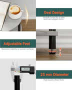 Round Pedestal End Table - Image 3