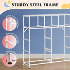 WLIVE Tall Dresser for Bedroom, 9 Drawer Chest of Drawers - Image 7