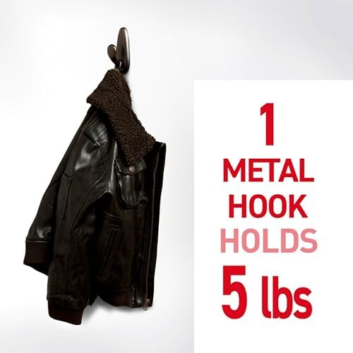 Command Forever Classic Large Metal Hooks, Damage Free Decorating, 2 Hooks - Image 2