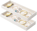 2Pcs Desk Drawer Storage Tray, Nightstand Organizer, Jewelry Display by FocusOnJewelryDisplay15yrs