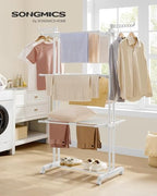 SONGMICS 4-Tier Clothes Drying Rack, 66.6-Inch Tall - Image 2