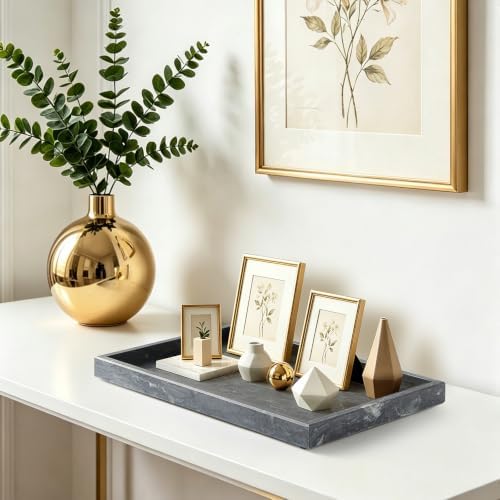 Real Natural Large Marble Tray for Bathroom, Kitchen Counter - Image 4