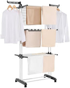 VEVOR Clothes Drying Rack, 4-Tier Foldable Laundry Dryer Rack, Metal Drying by VEVOR