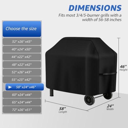 Perfect Grill Cover for Outdoor Grills Waterproof Rip-Proof Weather Resistant - Image 2