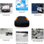 MORNYRAY Waterproof Car Cover All Weather Snowproof UV Protection Windproof - Image 3