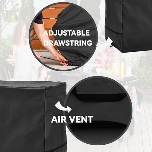 Outdoor Prep Table Cover for Outdoor Stainless Steel Table Black - Image 6