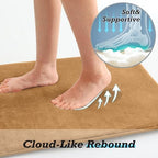 HUXMEYSON Bathroom Rugs Sets 3 Piece, Non-Slip & Quick Dry Bath Mat Set - Image 6