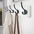 SKOLOO Rustic Coat Rack Wall Mount, 5 Hooks, 17 Inch, Solid Wood - Image 5