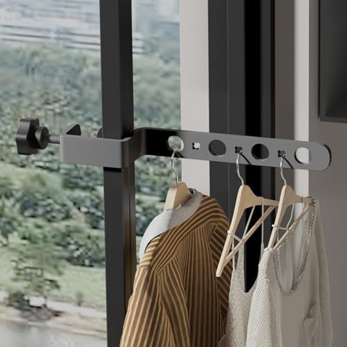 Foldable Indoor/Outdoor Basic 7-Hole Clothes Drying Rack by Boxonly