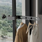 Foldable Indoor/Outdoor Basic 7-Hole Clothes Drying Rack by Boxonly