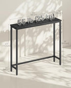 VASAGLE 31.5" Console Table, Narrow Behind Couch Table, 1 Tier - Image 5